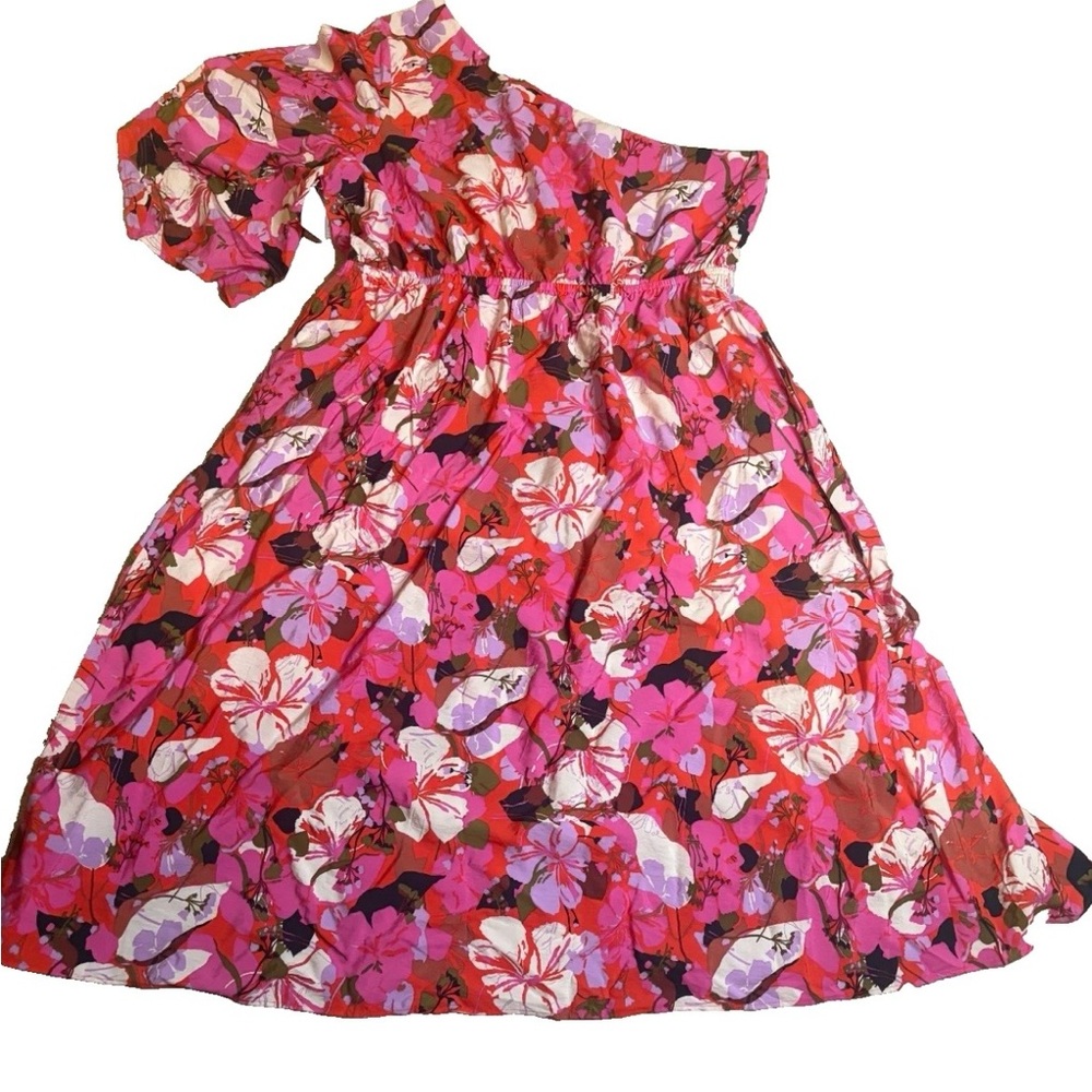 Chelsea28 Multicolor Floral Vacation Dress 4X With Pockets!